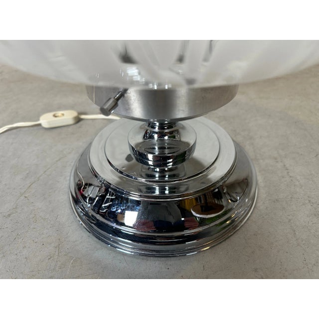 Murano Glass Table Lamp attributed to Mazzega, 1970s For Sale - Image 10 of 12