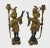The 57 inches tall pair vintage bronze baroque statues are intricately designed and handmade sculptures that exude a sense...