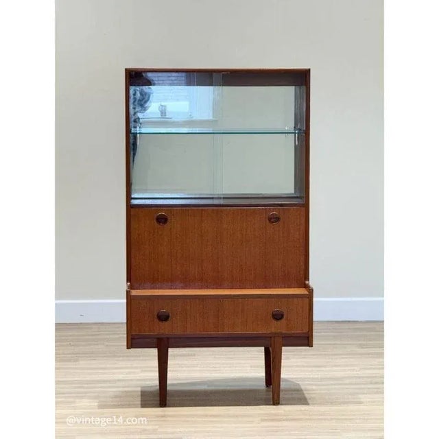 Tall Teak Bedside Cabinet from Turnidge of Kent For Sale - Image 16 of 17
