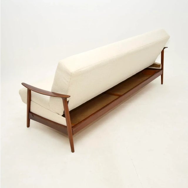 Vintage Danish Afrosia Sofa Bed, 1960s For Sale - Image 6 of 13
