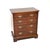Vintage Georgian Burr Walnut Chest of Drawers, 1950 For Sale - Image 11 of 11