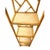 Wood Vintage Bamboo & Rattan 5-Tier Étagère Shelf – Coastal Chinoiserie Style For Sale - Image 7 of 7