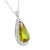 Contemporary 11.89 Carat Sphene Diamond Platinum Drop Pendant For Sale - Image 3 of 3