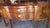 1980s Thomasville Federal Sideboard Mahogany Brass Gallery For Sale - Image 13 of 14