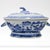 Early 19th Century Antique Blue & White Canton Chinese Export Porcelain Miniature Sauce Tureen For Sale - Image 5 of 16