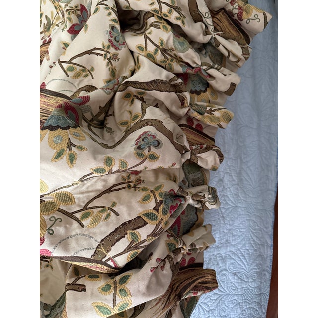 Vintage Custom Ballroom Draperies – Chinoiserie Jacquard – Four Pairs, 101” H For Sale - Image 4 of 5
