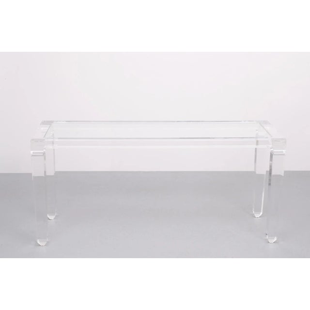 Fabianart Acrylic Glass Console Tale, Italy, 1985 For Sale - Image 10 of 10