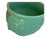 Mid-Century Modern 1950s McCoy Quilted Seafoam Signed Pot For Sale - Image 3 of 9