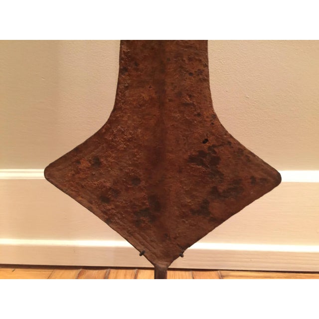 Abstract 19th Century African Mounted Sculptural Brutalist Sword Currency For Sale - Image 3 of 6
