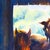 Illustration Horses Outside the Stable - Tomoko Parry, C. 1990s For Sale - Image 3 of 10