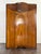 Vintage Art Deco 1940's Burl Wood Armoire Dresser For Sale - Image 15 of 16