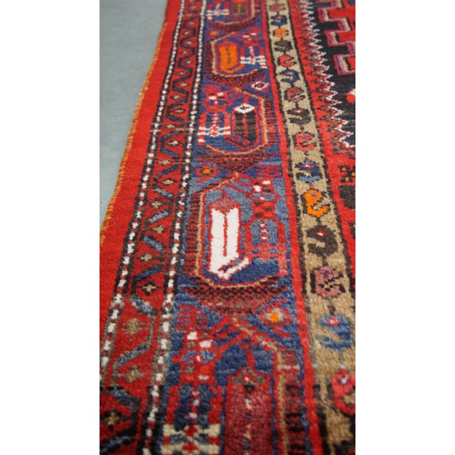 Red Rug with Patterns For Sale - Image 3 of 9