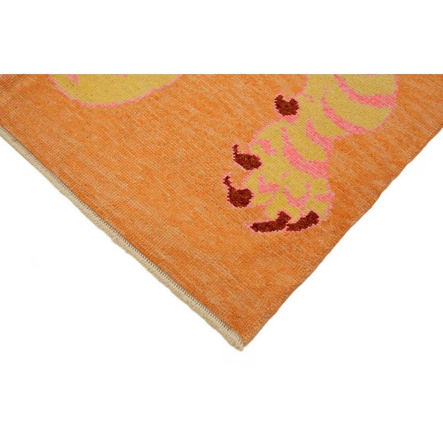 Vintage Handmade Tiger Rug For Sale - Image 4 of 7