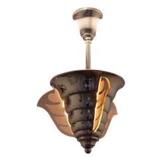 Art Deco Pendant Lamp by Henri Petitot for Maison Petitot, 1930s For Sale