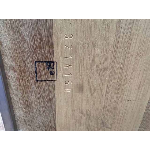 Pair of E15 Grace St07 Stools — Brushed Stainless & European Oak, Germany For Sale - Image 10 of 10