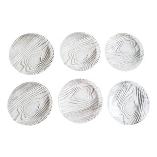 Riedl Austria Crystal Glass Dessert Plates by C. J. Riedel, 1970s, Set of 6 For Sale