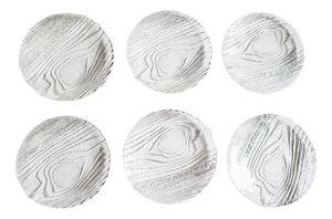 Riedl Austria Crystal Glass Dessert Plates by C. J. Riedel, 1970s, Set of 6