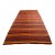 Mid 20th Century Bold Orange & Madder Red Flatweave Rug For Sale