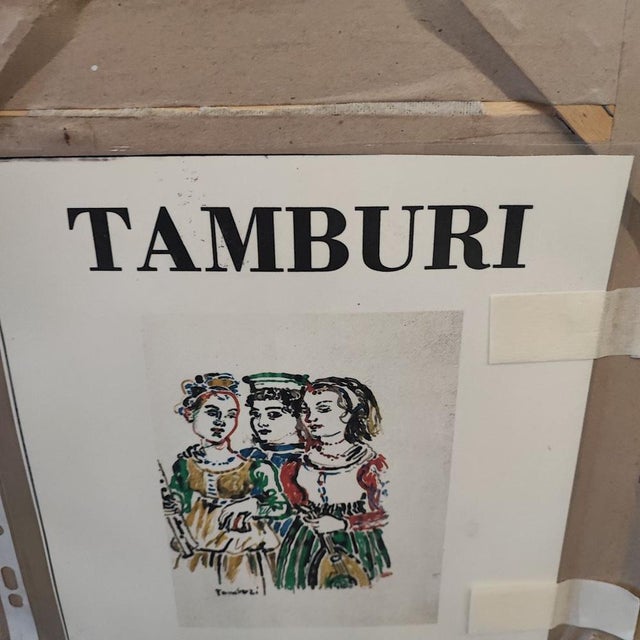 Orfeo Tamburi, 1985, Mixed Media For Sale - Image 6 of 9