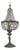 Art Nouveau Lamp in Brass For Sale