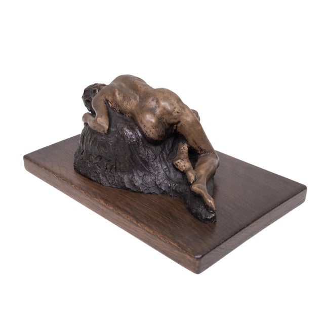 Patinated Bronze in the style of Auguste Rodin the Danaide, 1999 For Sale - Image 4 of 14
