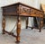 Wood 20th Century French Louis XV Style Carved Walnut Writing Desk With Three Drawers For Sale - Image 7 of 9