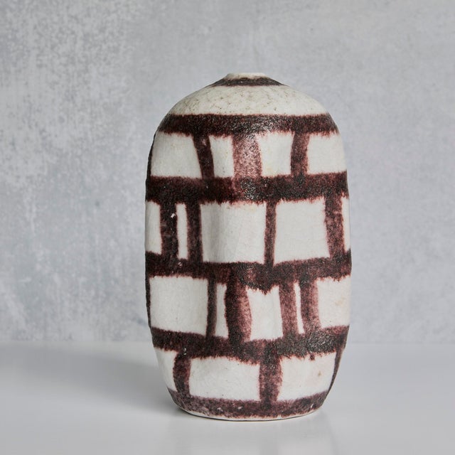 Guido Gambone Rare Guido Gambone Signed Vase For Sale - Image 4 of 7