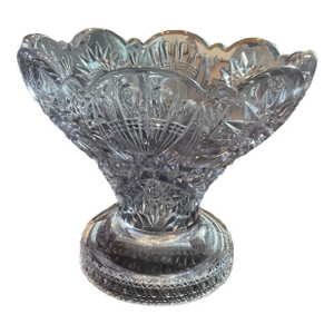 Sun Purple or Desert Glass Candy Dish Elegant Glass by Imperial Circa 1901-1914