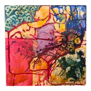 Intersections by Kathleen Varadi, 2018 Ink on Gesso Board For Sale