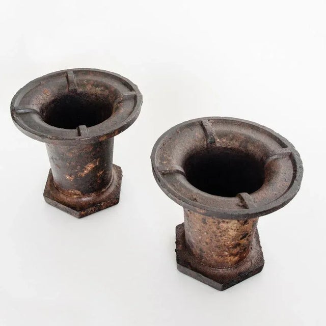 1950s Industrial Iron Coladed Molds, France, 1940s, Set of 2 For Sale - Image 5 of 11