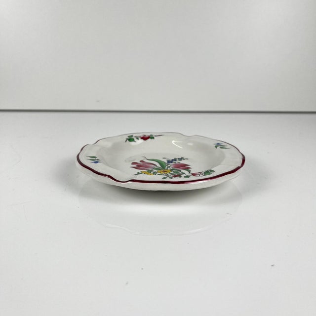 Model Réverbère Ashtray with Rose Pattern from KG Lunéville, 1980s For Sale - Image 3 of 5