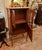 French Louis XVI Tall Commode Cabinet With Marble Top and Ornate Gold Accents For Sale - Image 3 of 5
