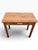 Farmhouse Vintage Solid Oak One-Drawer Writing Desk or Console Table, Refinished For Sale - Image 3 of 11