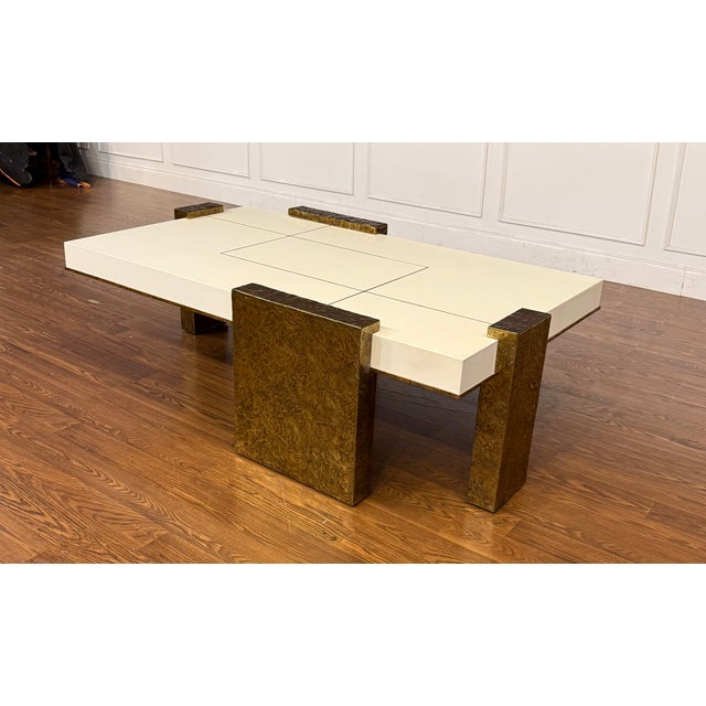 Contemporary Century Furniture Contemporary Rectangular Coffee Table For Sale - Image 3 of 13