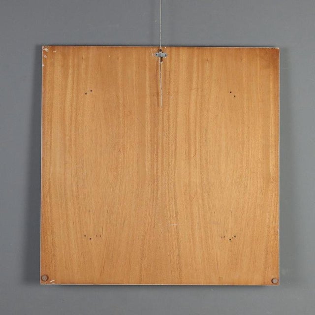 White Vintage Wall Mirror, 1970s For Sale - Image 8 of 9