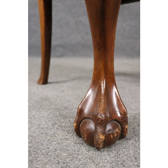 Chippendale Fine Quality Set of 12 Mahogany Hand-Made Chippendale Side Dining Chairs For Sale - Image 3 of 9