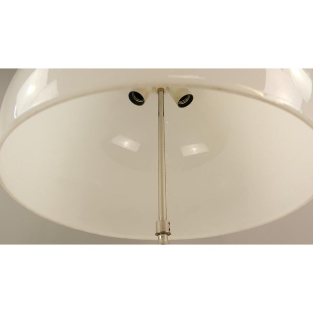 Mid-Century Italian Floor Lamp in Glass and Chrome, 1960s For Sale - Image 4 of 10