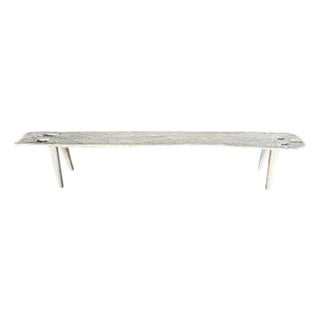 Andrianna Shamaris St. Barts Teak Wood Long Bench For Sale