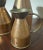 Metal Mid 20th Century Vintage Copper & Brass Pitchers/Vases Made in England Set of 3 For Sale - Image 7 of 13