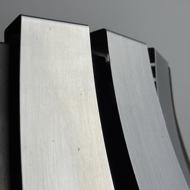 Vintage Metal Pendant Lamp attributed Elio Martinelli for Martinelli Luce, Italy, 1960s For Sale - Image 12 of 18