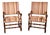 17th Century Louis XIII Walnut Armchairs, Set of 2 For Sale
