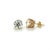 Victorian Late 19th Century Pair of Victorian 2.80 Carat Old European Cut Diamond Stud Earrings For Sale - Image 3 of 5
