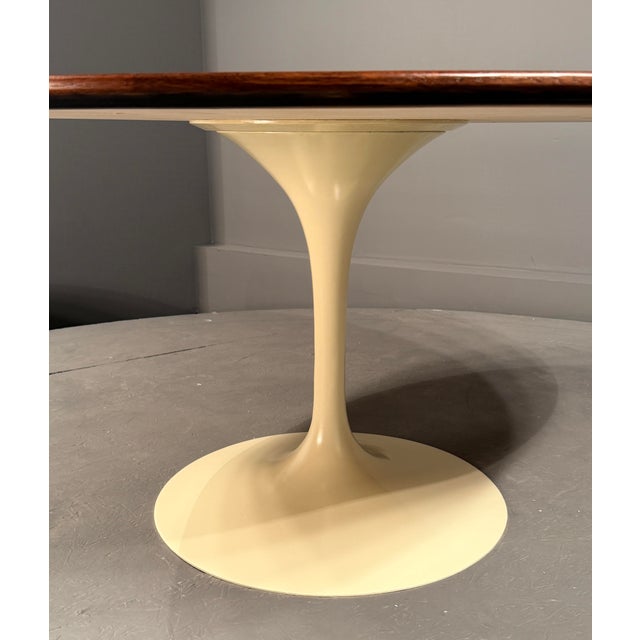 2020s 1960s Aaron Saxton Radial Walnut Table Top for 6–8 Seater Dining Table For Sale - Image 5 of 10