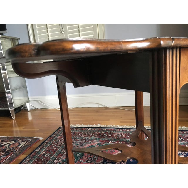 Baker Furniture Company 1970s Baker Drop Leaf Table For Sale - Image 4 of 12