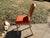 Mid-Century Modern 1970s Vintage Burnt Orange Steel Office Chair by Harter Corporation For Sale - Image 3 of 12