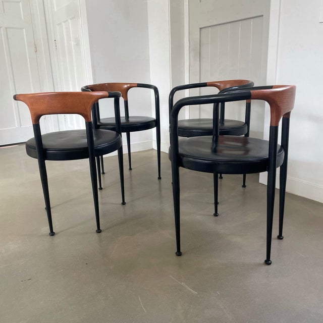 Gianfranco Frattini Armchairs by Gianfranco Frattini for Fasem, Italy, 1970s, Set of 4 For Sale - Image 4 of 16