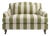 Sophie Conran Felix Loveseat in Spring Green Stripes For Sale