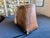 Contemporary Antique Philippine Hand-Woven Rattan Grain Basket With Wooden Base For Sale - Image 3 of 9