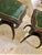 Vintage 1900’s-1940’S Mahogany Green Top Brass Gold Embossed End Tables - a Pair For Sale - Image 13 of 13