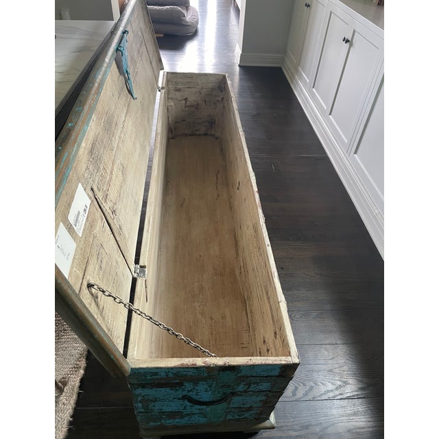 Indian Vintage Chest From India - Hd Buttercup For Sale - Image 3 of 8